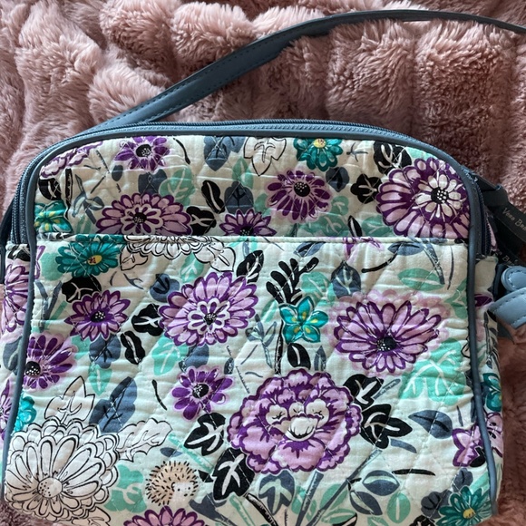 VERA BRADLEY SMALL CROSSBODY PURSE WITH MATCHING WALLET - Picture 6 of 14